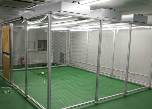 網(wǎng)格簾潔凈棚