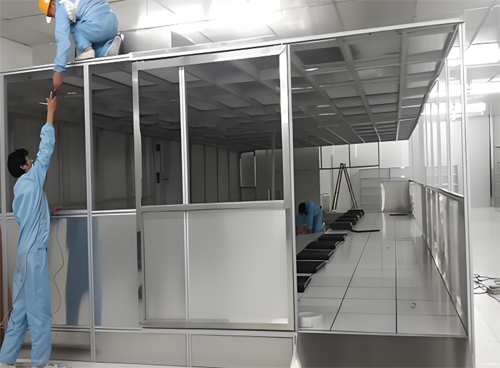 潔凈棚門(mén)安裝