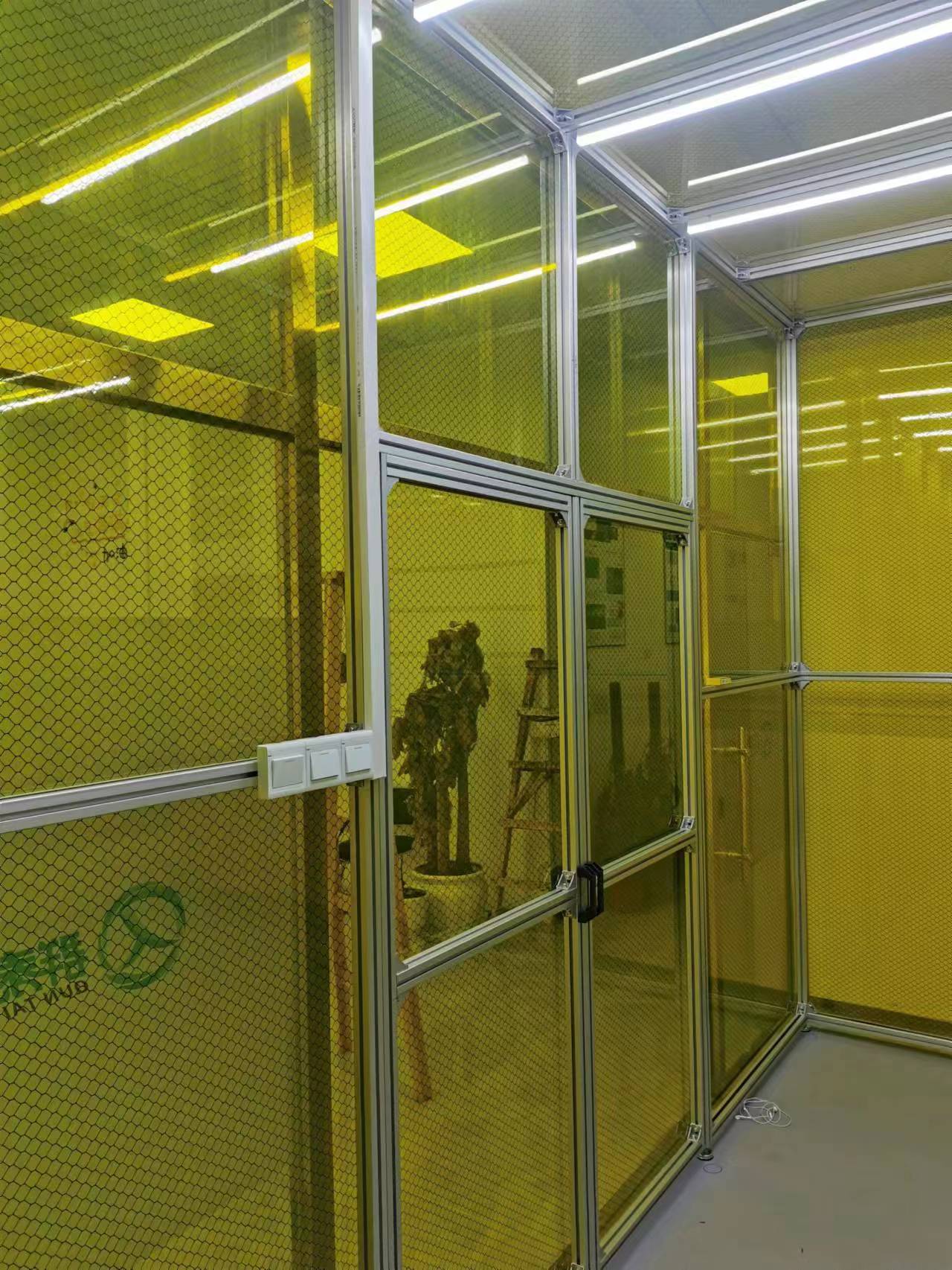 防靜電網(wǎng)格簾潔凈棚 防靜電網(wǎng)格簾潔凈棚