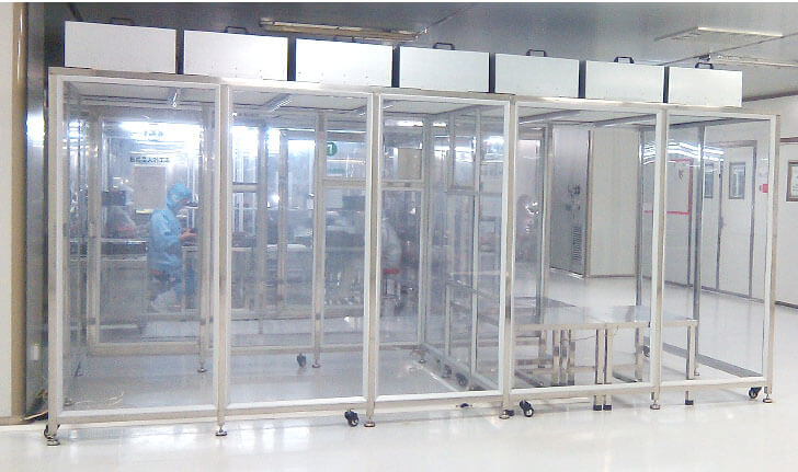 潔凈棚實(shí)景圖