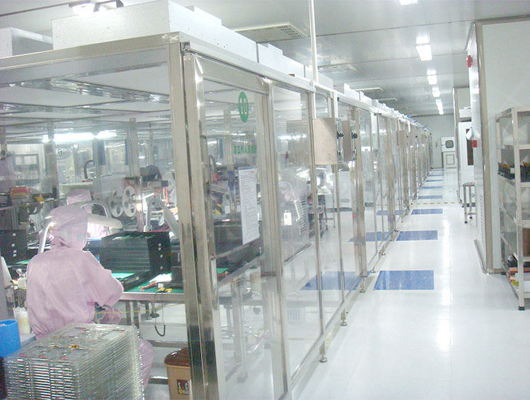 不銹鋼潔凈棚安裝效果圖