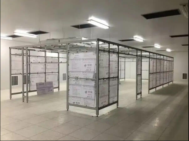 三十萬級十萬級萬級潔凈棚風(fēng)量效果圖